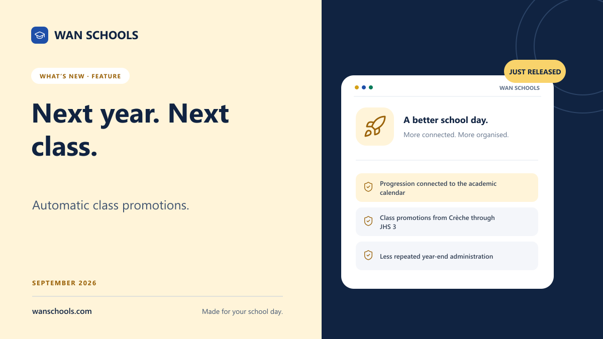 Move the school year forward with less admin
